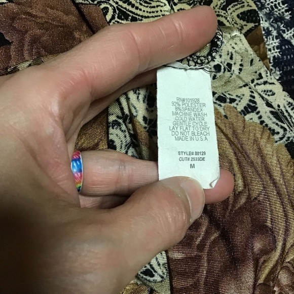 Retro Y2K autumn floral sleeveless top - Picture 3 of 9